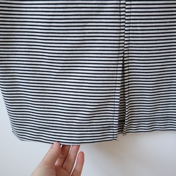 Zara Trafaluc Black and White Striped Sleeveless Bodycon Tank Dress, Siz… - Picture 9 of 14